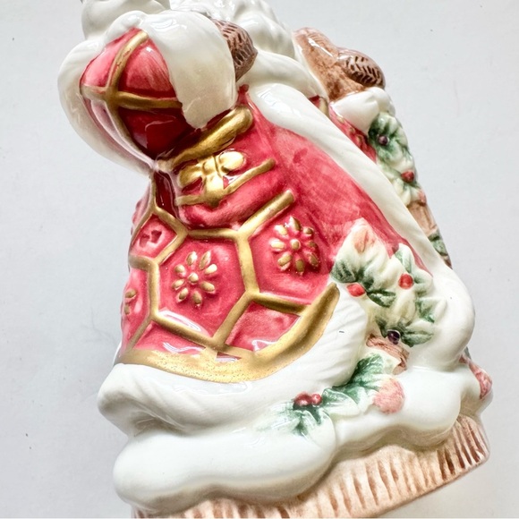 Fitz & Floyd Florentine Holiday 2003 Salt Pepper Shakers (Santa & Rabbit) in box - Picture 7 of 12